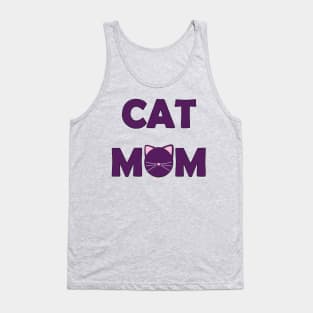 Cat Mom (Purple) Tank Top